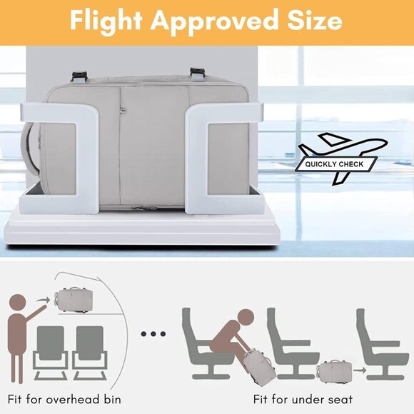 Travel Dark Brown Backpack for Women Carry On Laptop Bag USB Port TSA Pouch - Picture 3 of 9